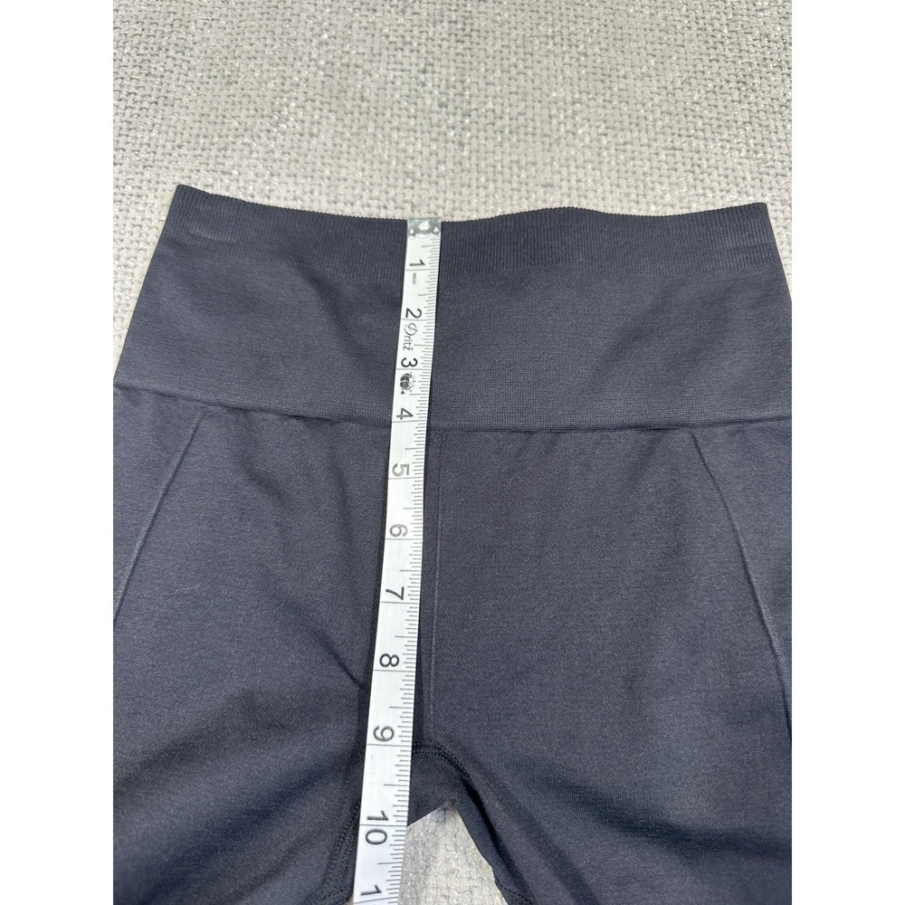 Fabletics Leggings Women XS Black‎ Sync Seamless High Waisted 7/8 Mesh Panel - Picture 5 of 11